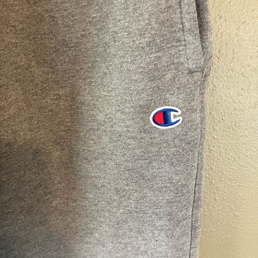 Champion gray sweat, pants boys size large